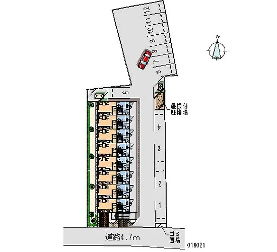 ★手数料０円★富士宮市淀師　月極駐車場（LP）